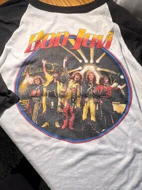 Vintage 80s Bon Jovi “The Wetter The Better” Tee